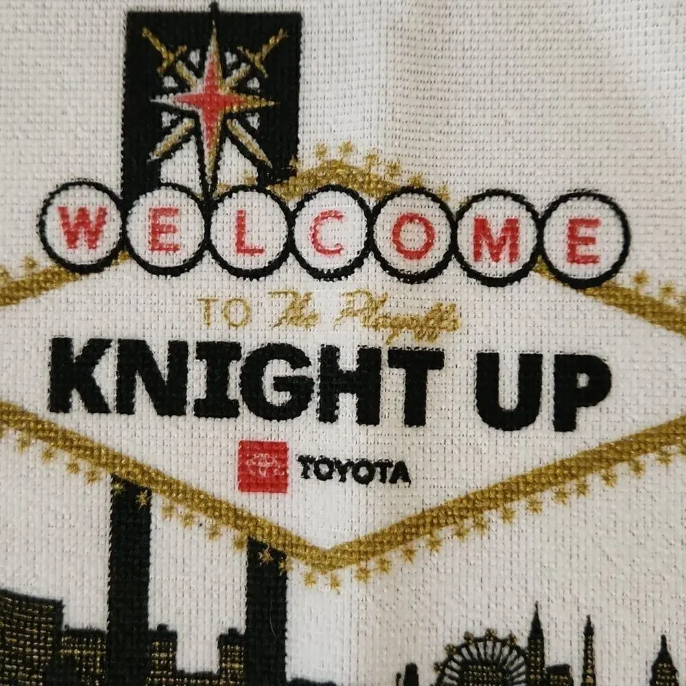 WELCOME to the playoffs, KNIGHT UP. Rally towel. VGK